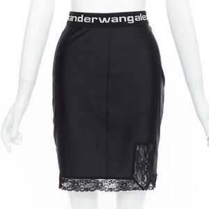T Alexander Wang Lace Trim Mini Skirt